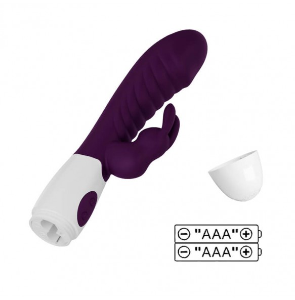 Pretty Love - Naughty Bunny Powerful Vibrating Massager Wand (Battery - Purple) Pretty Love - Naughty Bunny Powerful Vibrating Massager Wand (Battery - Purple)